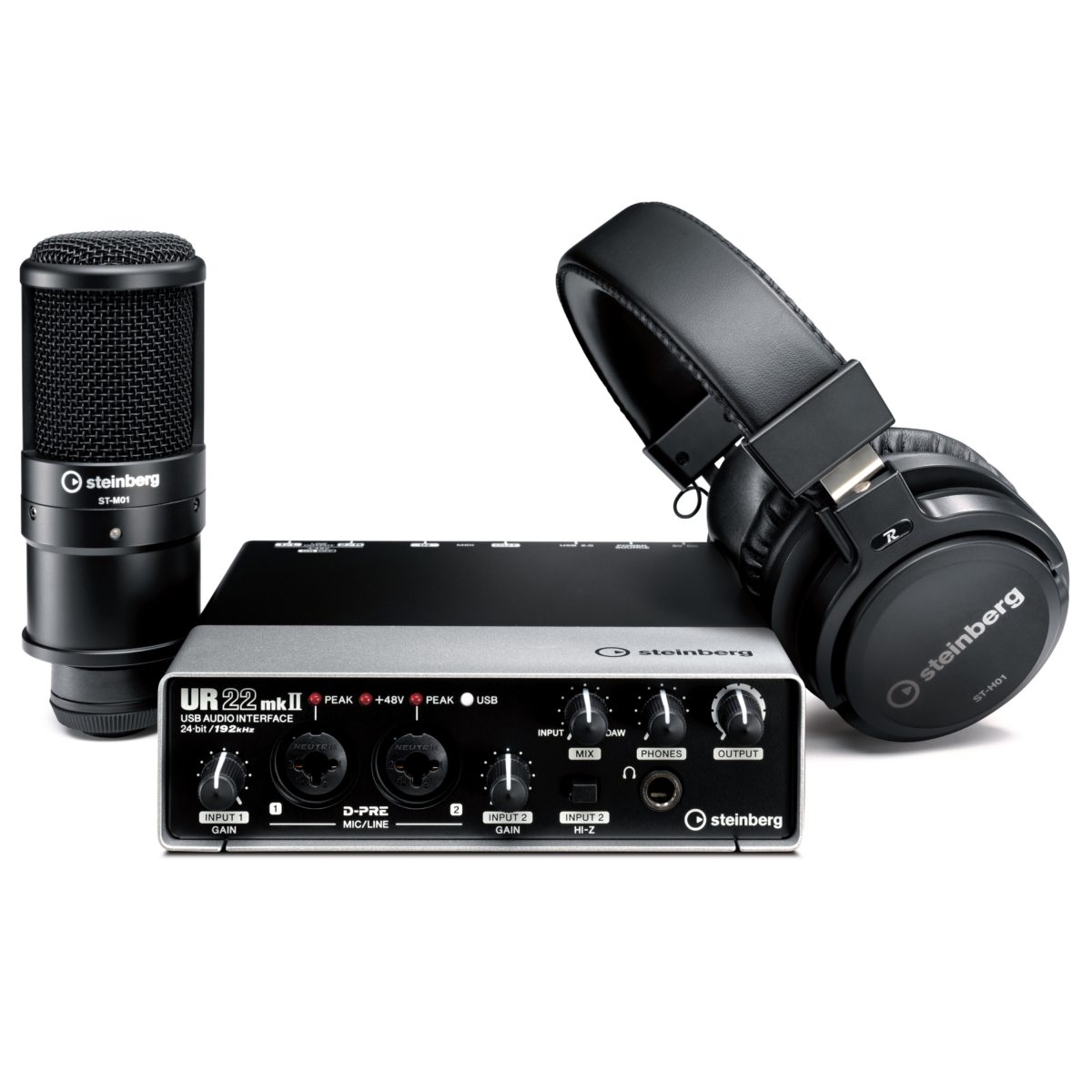 Steinberg - UR22mkII Recording Pack USB 2x2 Audio Interface
