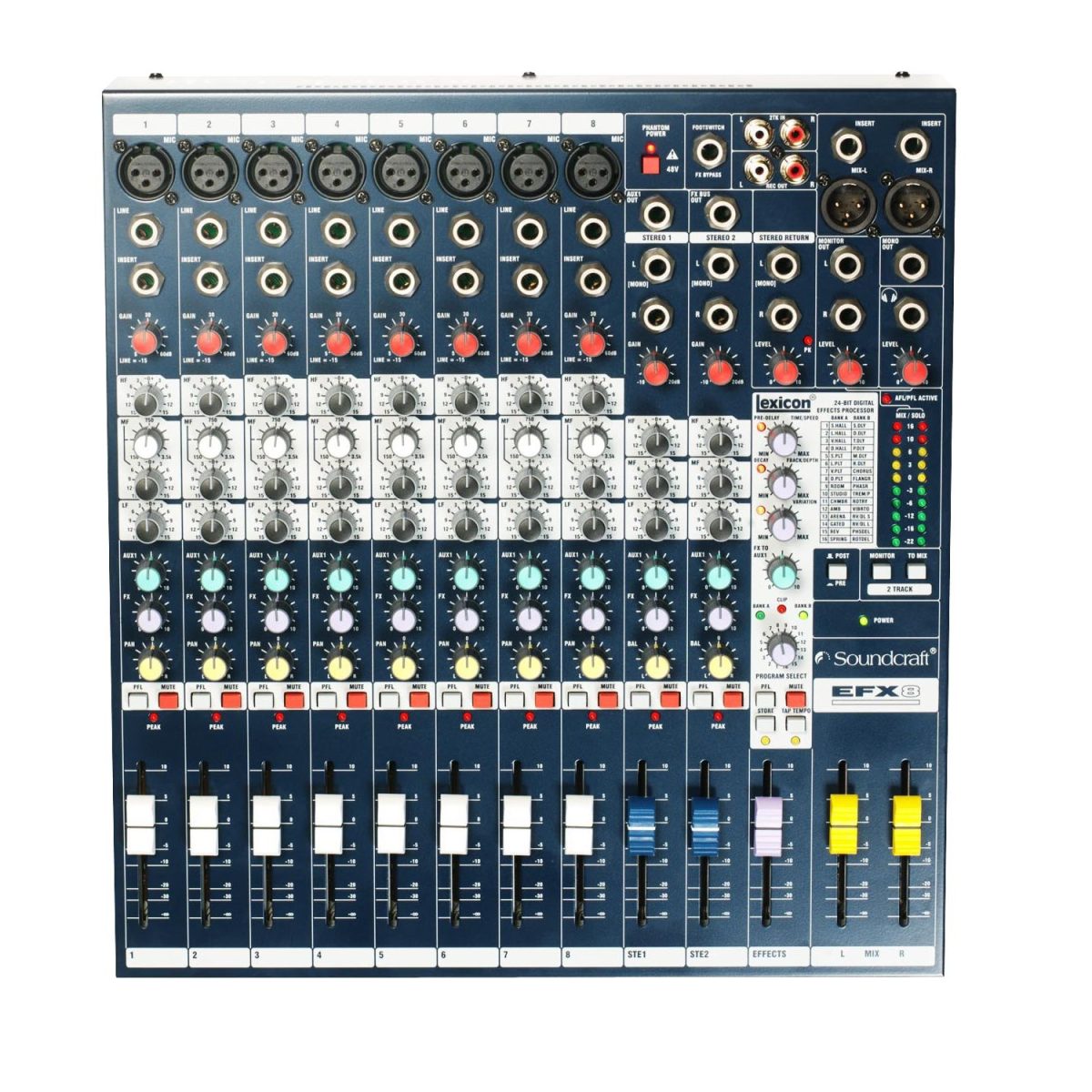 Soundcraft EFX8 top