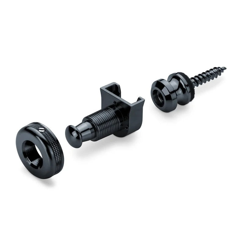 Schaller - Black Chrome Strap Lock #1446