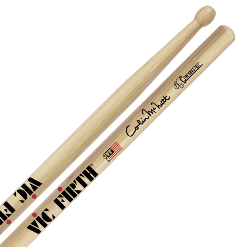 Vic Firth - Colin McNutt Corpsmaster Signature Marching Snare Sticks #SCM