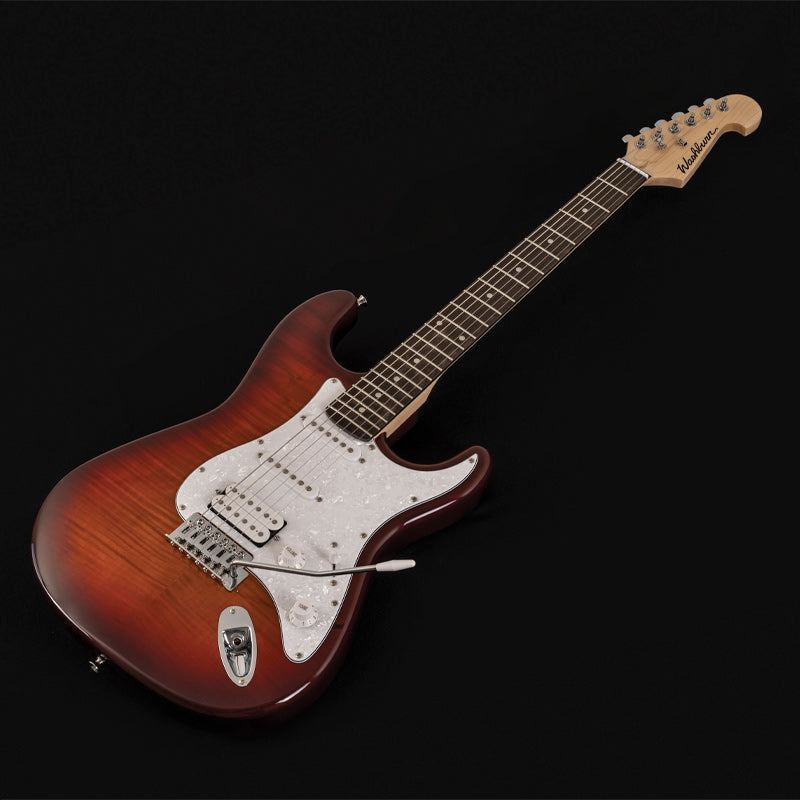 Washburn - Sonamaster Deluxe Flame Maple Top Electric Guitar, Sunburst #SDFSB