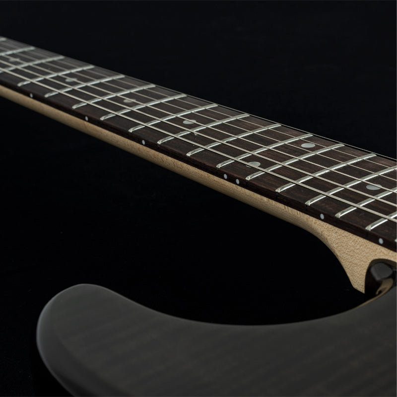 Washburn - Sonamaster Deluxe Flame Maple Top Electric Guitar, Transparent Black #SDFTB