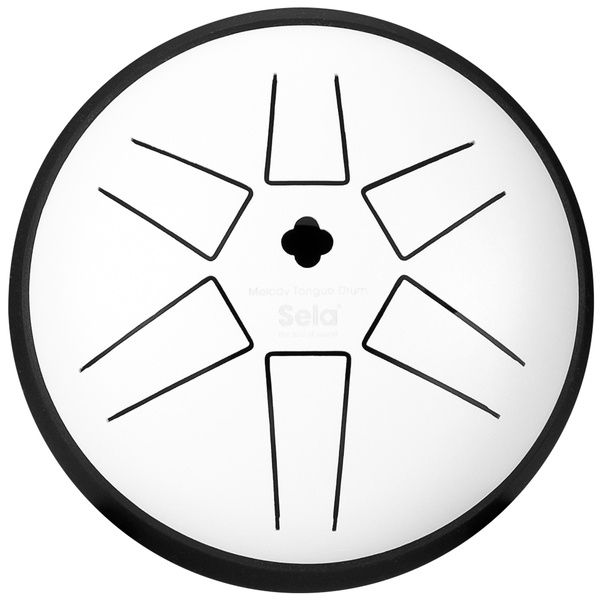 Sela Percussion - 5.5" Melody Tongue Drum B5, White #SE351