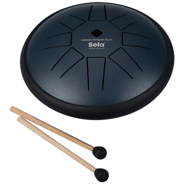 Sela Percussion - 6" Melody Tongue Drum D Minor, Blue #SE361