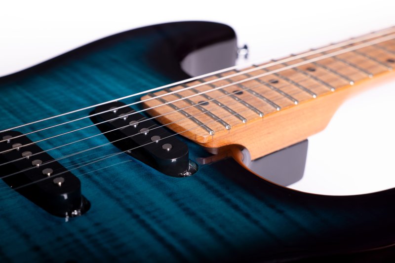 Washburn - Sonamaster Elite Series Electric Guitar, Flame Blue Burst #SE3FBLB