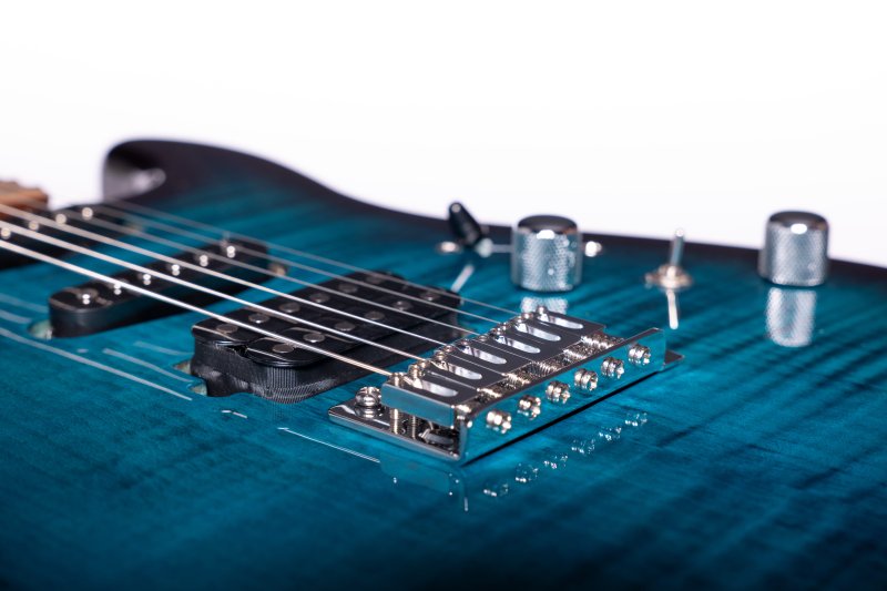Washburn - Sonamaster Elite Series Electric Guitar, Flame Blue Burst #SE3FBLB