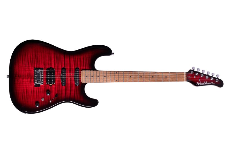 Washburn - Sonamaster Elite Series Electric Guitar, Flame Red Burst #SE3FRB