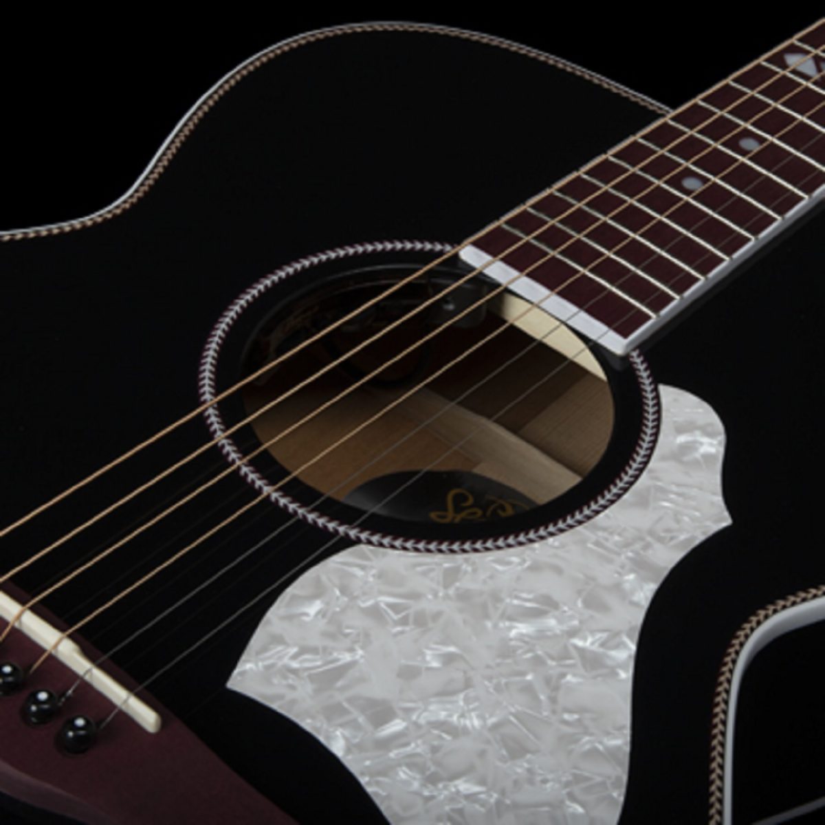 Seagull Artist Limited Tuxedo Black EQ - 50574 body