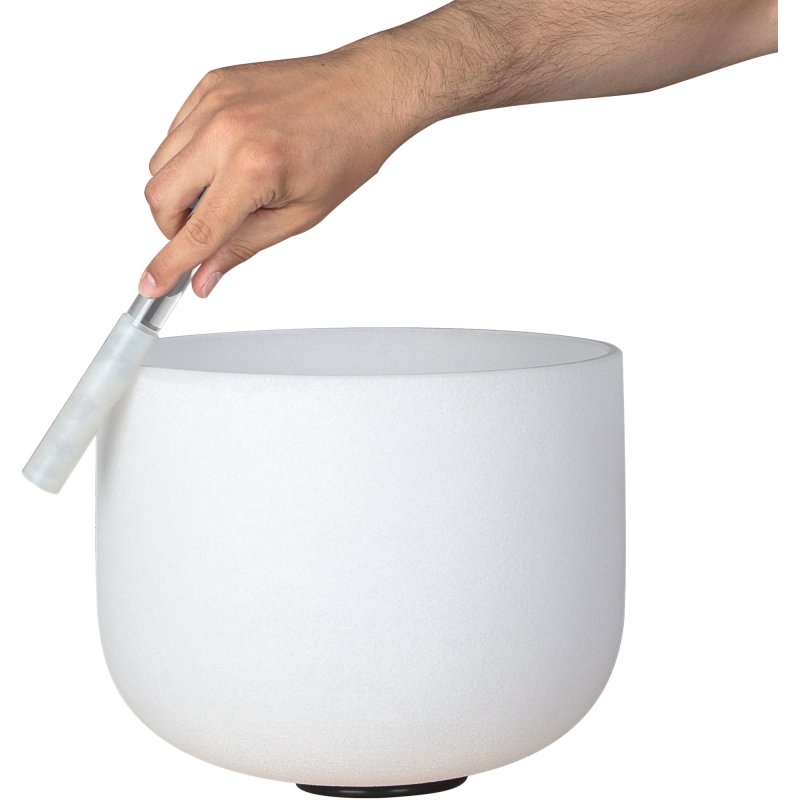 Sela Percussion - Crystal Bowl Mallet Crystal Half Coated #SECBM2
