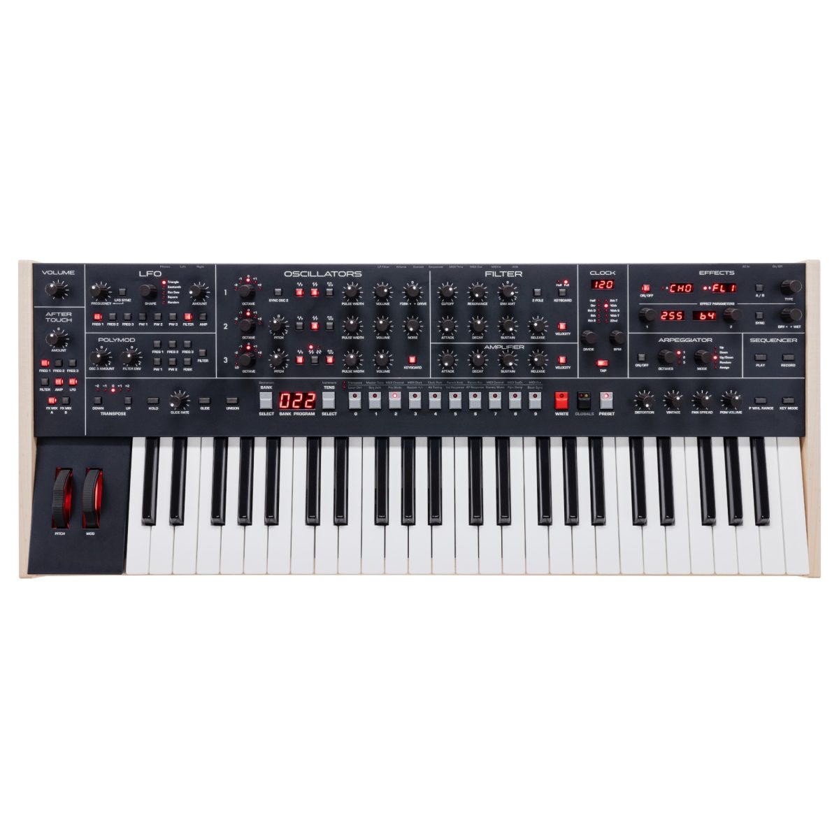 Sequential - Trigon-6 3-VCO Enhanced Ladder Filter Analog Poly Synth