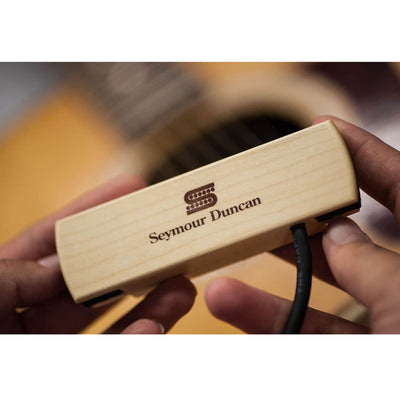 Seymour Duncan - Acoustic Guitar Soundhole Pickup - Woody Hum Canceling - Maple