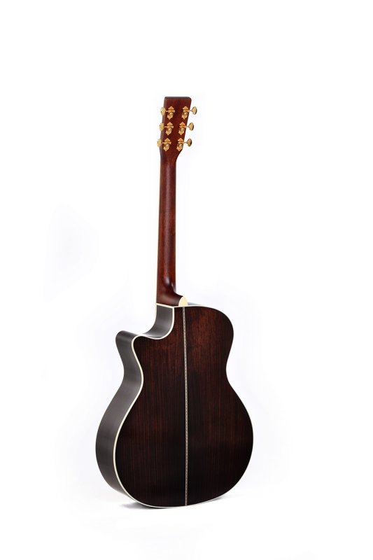 Sigma - Grand OM Acoustic / Electric Guitar With Softshell Case, Natural Gloss #SGRC-41E