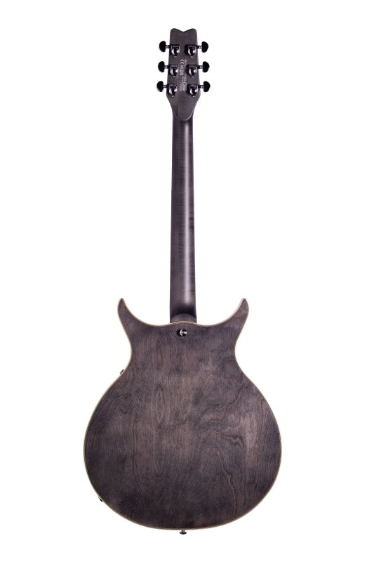 Washburn - Semi-Hollow Electric Guitar, Transparent Black #SH35TB