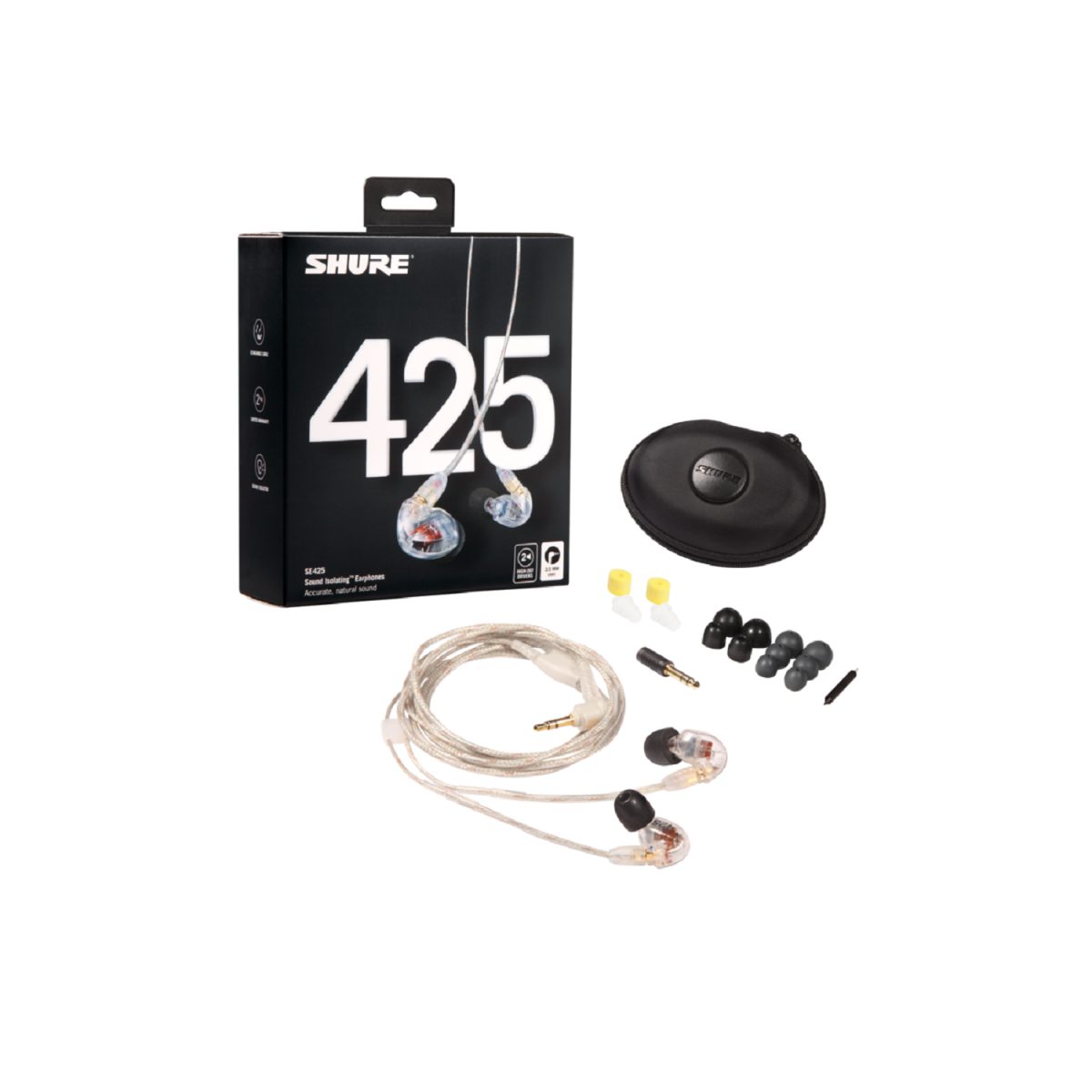 Shure - SE425 Sound Isolating Earphone - Clear