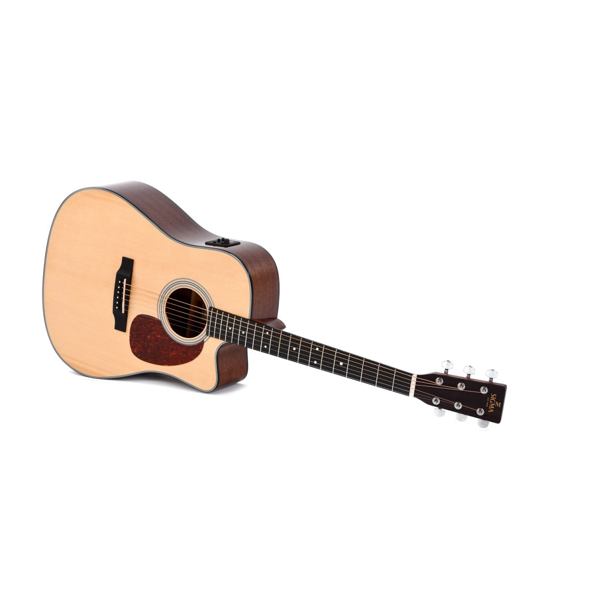 Sigma DMC1E - Solid Spruce Top down