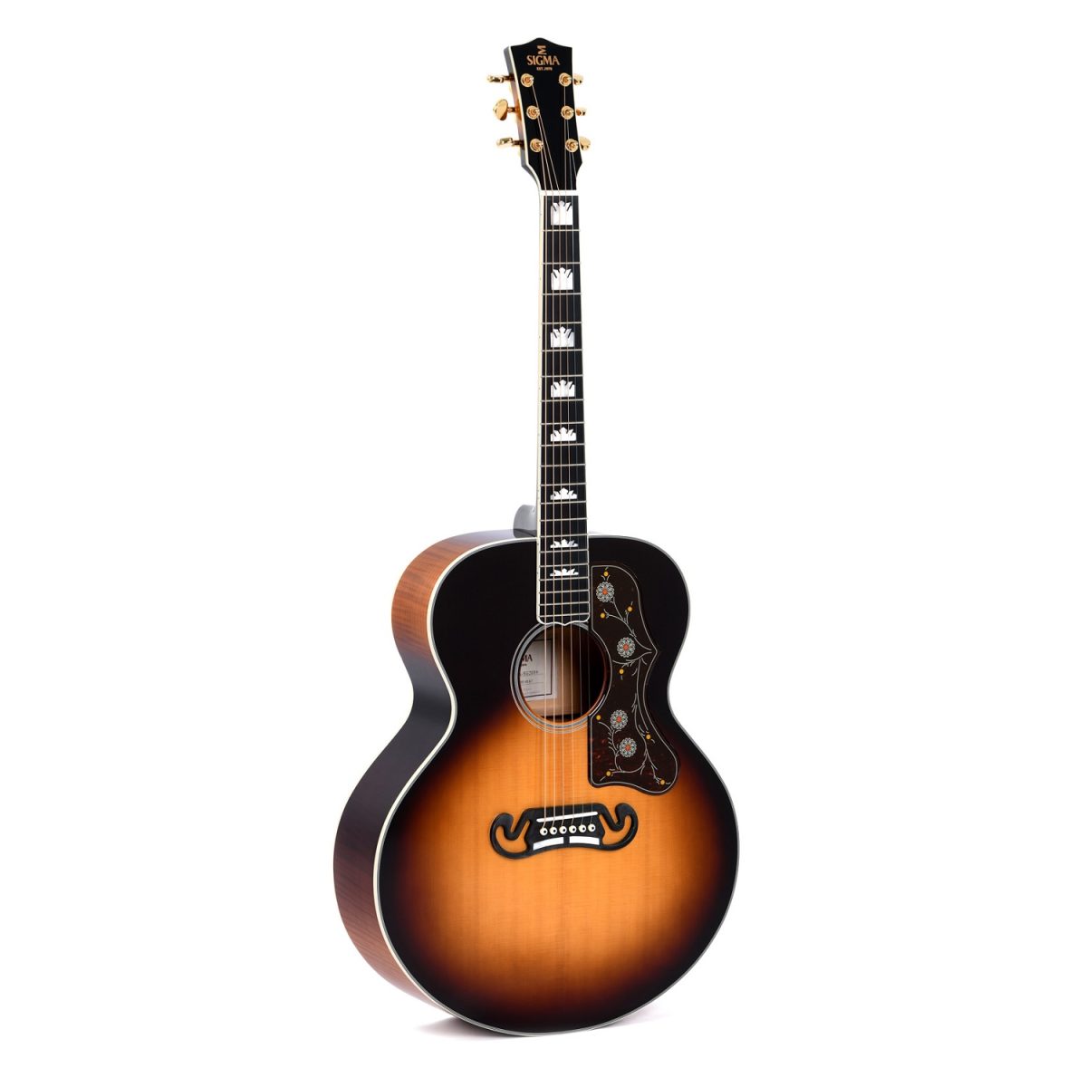 Sigma - GJA-SG200 Grand Jumbo Electro Acoustic - Vintage Sunburst
