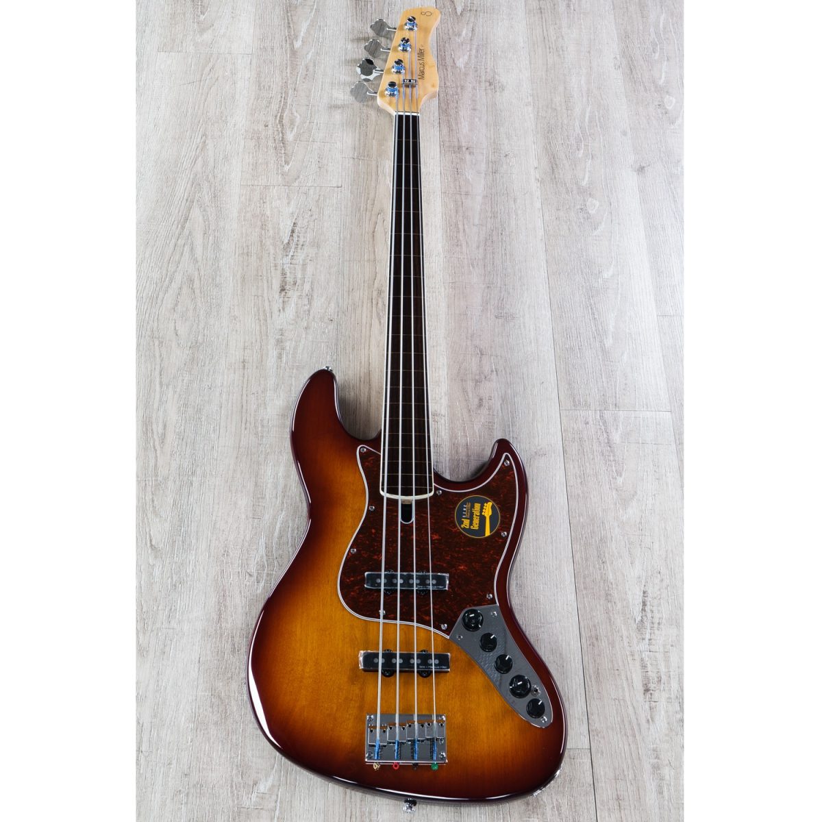Sire - Fretless V7 Marcus Miller - Alder - Tobacco Sunburst Front