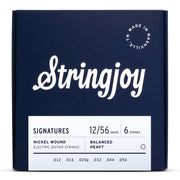 Stringjoy - Balanced Heavy Gauge (12-56) Nickel Wound Electric Guitar Strings #SJ-BAL12