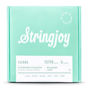 Stringjoy - Flyers Balanced Light Gauge (10-48) Flatwound Stainless Electric Guitar Strings #SJ-FR1048