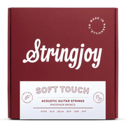 Stringjoy - Soft Touch Naturals - 10.5-47 Phosphor Bronze Acoustic Guitar Strings #SJ-NB10547SF