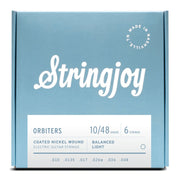 Stringjoy - Balanced Light Gauge (10-48) Coated Nickel Wound Electric Guitar Strings #SJ-OR1048