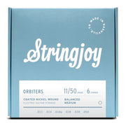 Stringjoy - Balanced Medium Gauge (11-50) Coated Nickel Wound Electric Guitar Strings #SJ-OR1150