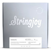 Stringjoy - Light Gauge (45-105) 4 String Long Scale Stainless Steel Bass Guitar Strings #SJ-RA45105LS