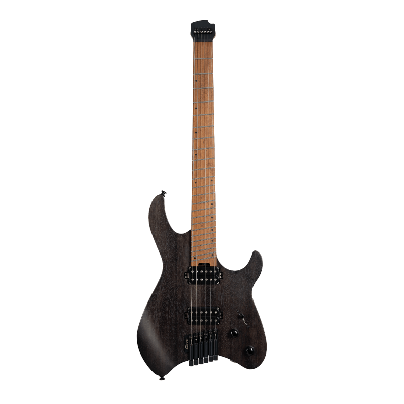 Cort - G Series Space G6MS Headless Electric - Semi Gloss Black #SPACE-G6MS-SGTK-BAG
