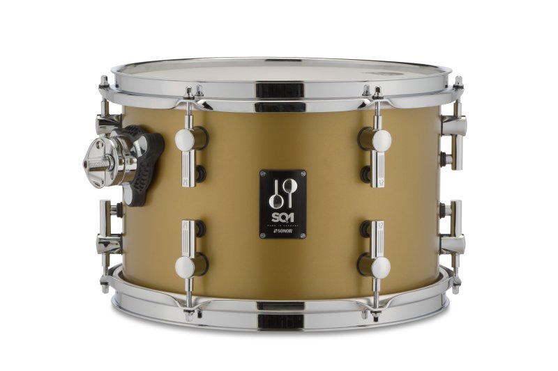 Sonor - SQ1 Series 10" x 7" Tom Tom, Satin Gold Metallic #SQ1-1007TT-SGM