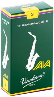 Vandoren - Alto Sax JAVA Reeds Strength 3; Box of 10 #SR263