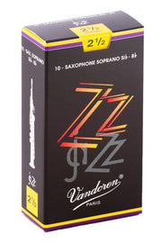 Vandoren - Soprano Sax ZZ Reeds Strength 2.5; Box of 10 #SR4025