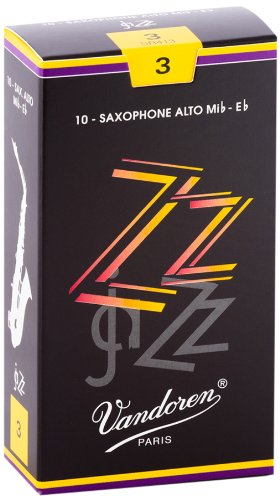 Vandoren - SR413 Alto Sax ZZ Reeds Strength 3; Box of 10 #SR413