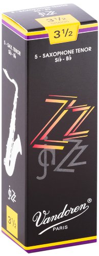 Vandoren - Tenor Sax ZZ Reeds Strength 3.5; Box of 5 #SR4235
