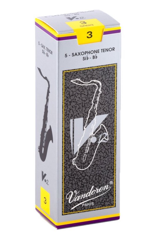 Vandoren - Tenor Sax V.12 Reeds Strength 3; Box of 5 #SR623