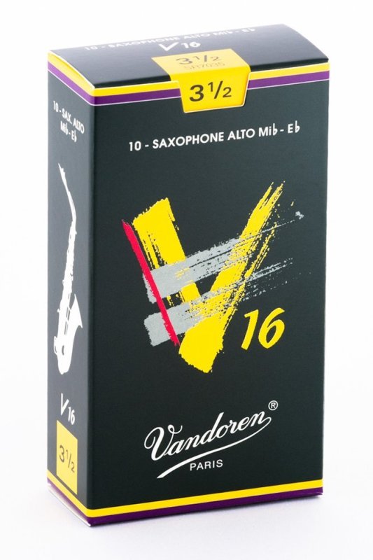 Vandoren - Alto Sax V16 Reeds Strength 3.5; Box of 10 #SR7035