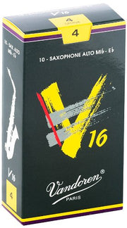 Vandoren - Alto Sax V16 Reeds Strength 4; Box of 10 #SR704