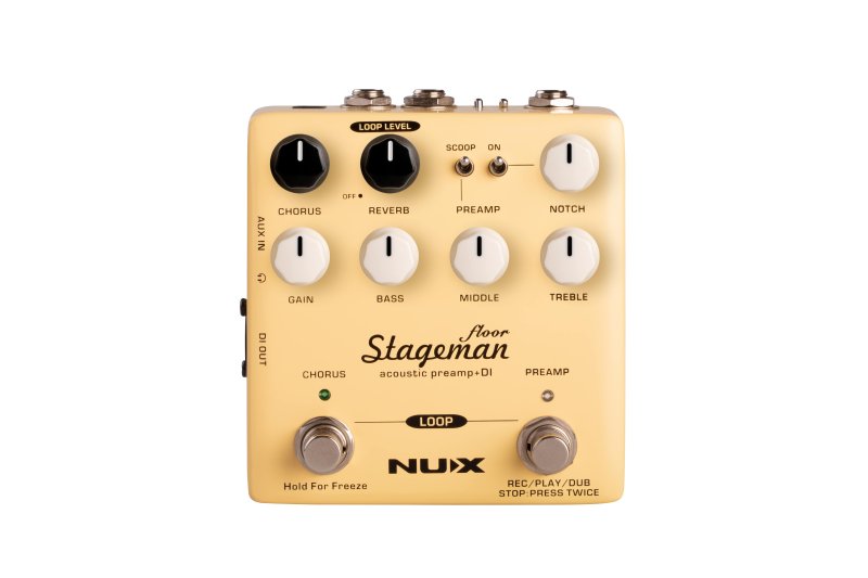 NUX - Stageman Floor Acoustic Preamp & DI #STAGEMANFLOOR