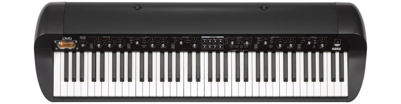 Korg - 73-key Stage Vintage Piano with RH3 Hammer Action, Black #SV273