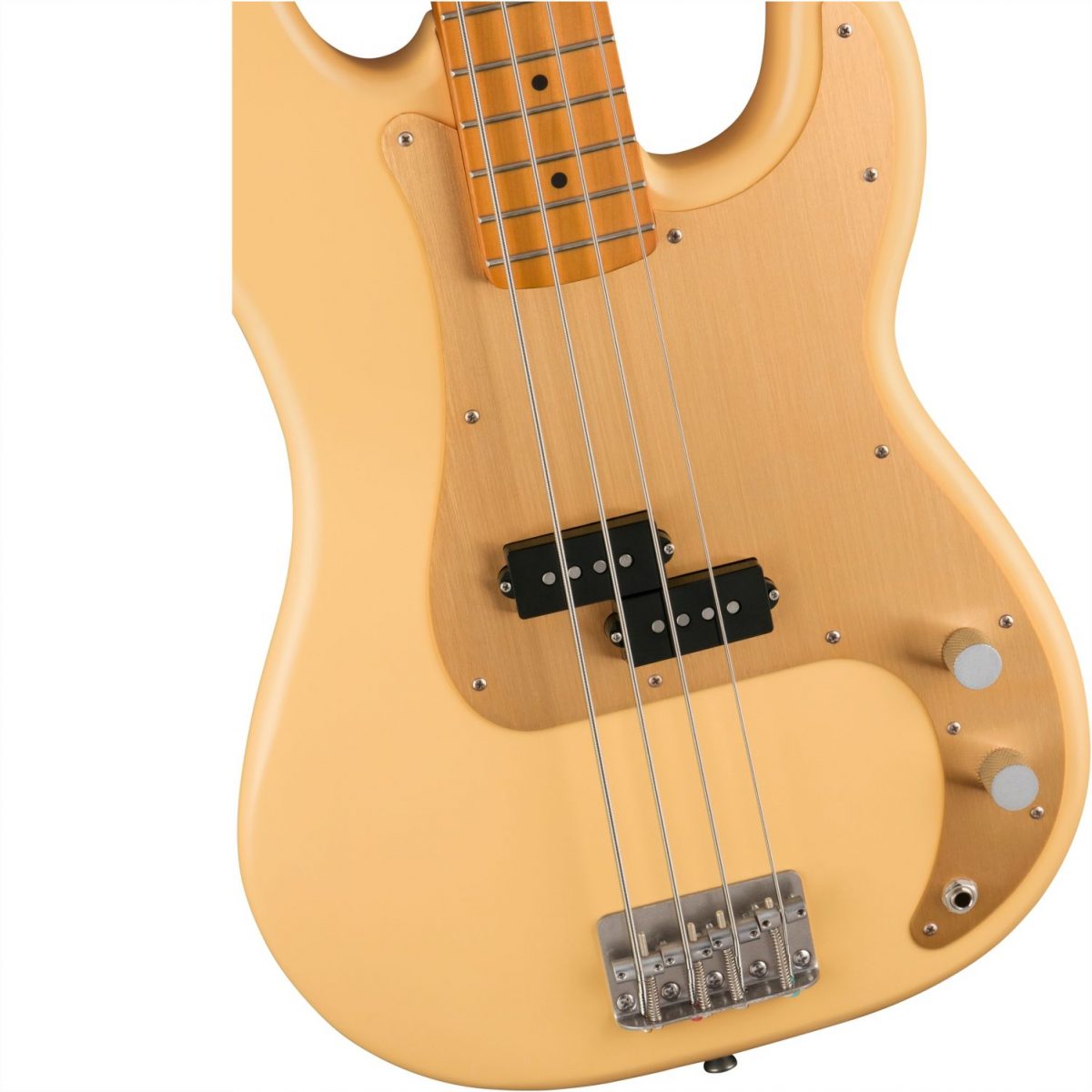 Squier - 40th Anniversary Precision Bass®, Vintage Edition - Satin Vintage Blonde - 0379530507-front2