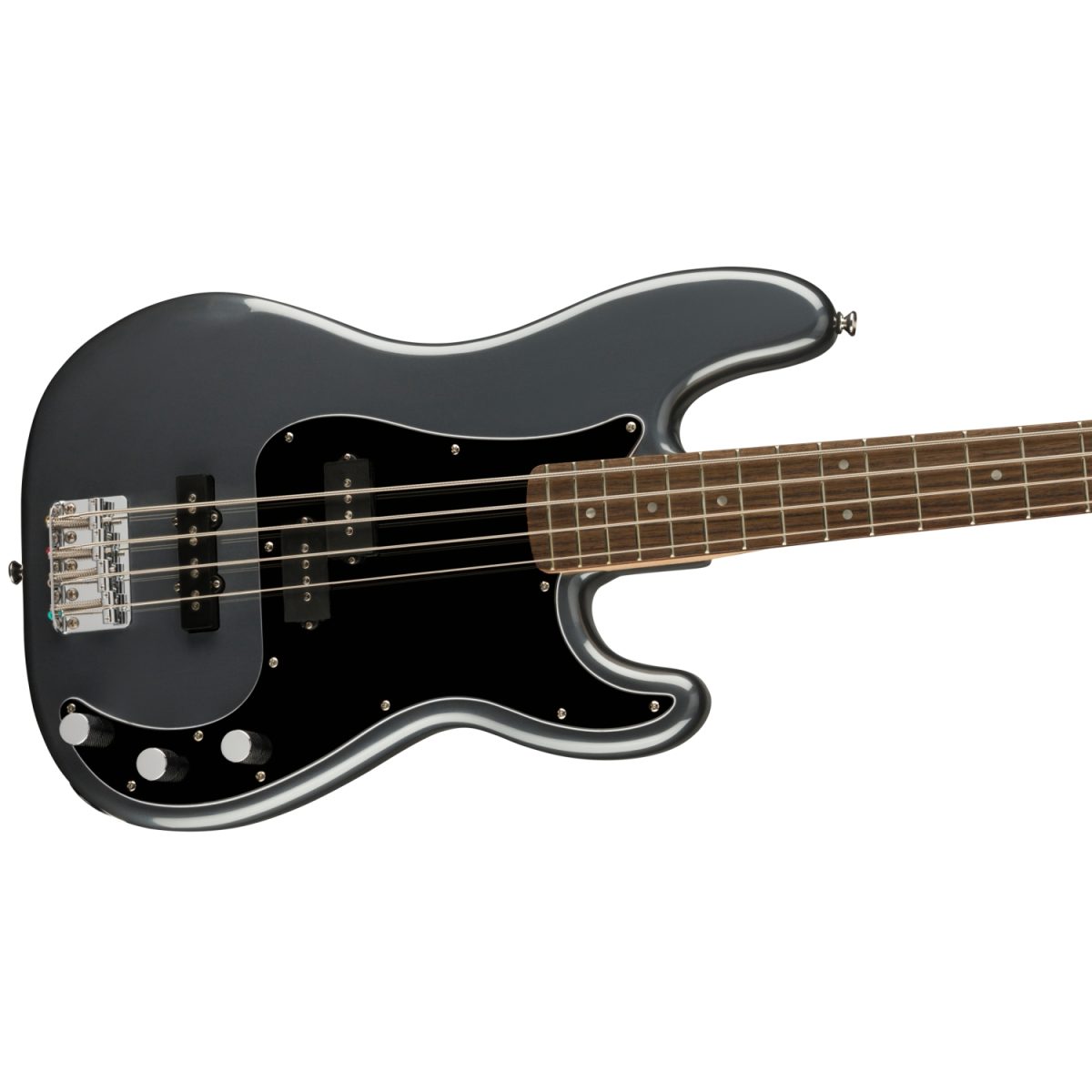 Squier - Affinity Series Precision Bass PJ - Charcoal Frost Metallic - 0378551569-front3