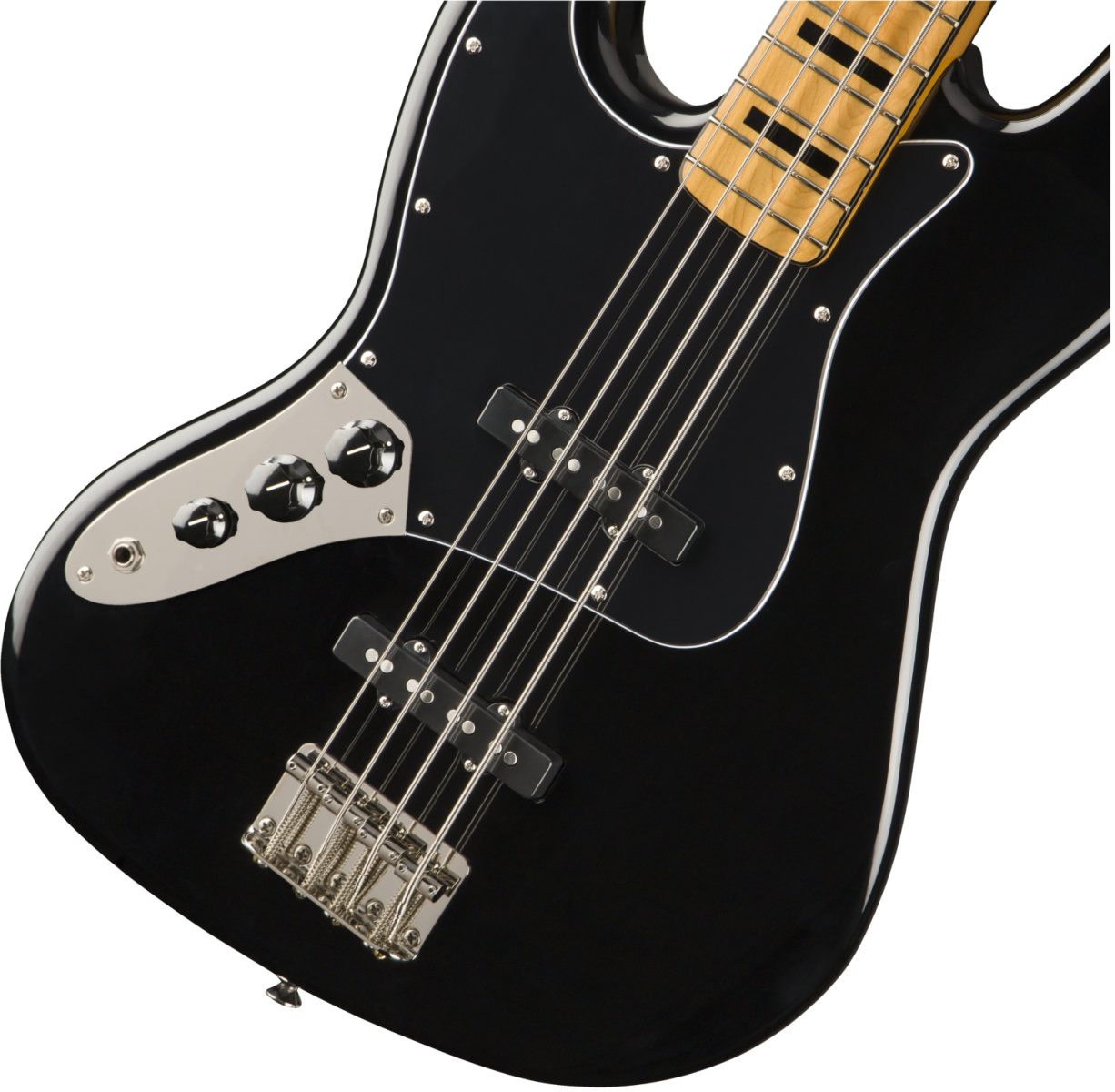 Squier Classic Vibe '70s Jazz Bass - Left-Handed - Black - 0374545506-front2