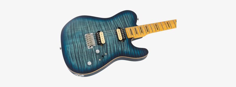 Sire - Sire T7 FM New Gen T-Style Electric Guitar with LC Super-Modern Zebra Pickups #T7-FM-NEWGEN-TBL