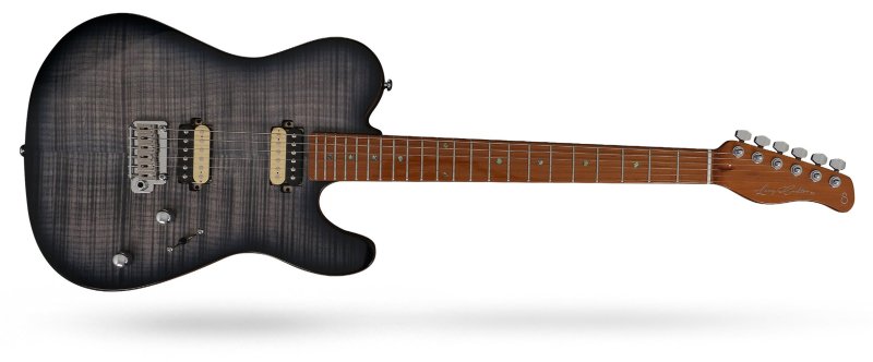 Sire - Larry Carlton T7 FM Electric Guitar, Transparent Black #T7-FM-TBK
