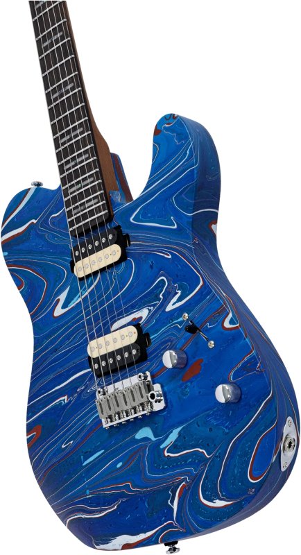 Sire - Sire T7 SW T-Style Electric Guitar with LC Super-Modern Pickups, Blue Swirl #T7-SW-BLUESWIRL