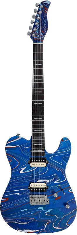 Sire - Sire T7 SW T-Style Electric Guitar with LC Super-Modern Pickups, Blue Swirl #T7-SW-BLUESWIRL
