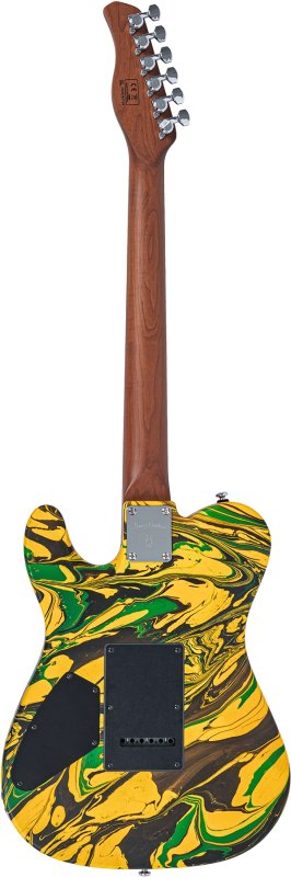 Sire - Sire T7 SW T-Style Electric Guitar with LC Super-Modern Pickups, Yellow Swirl #T7-SW-YSWIRL