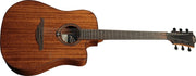 LAG Guitars - Tramontane 98 Dreadnought Acoustic / Electric Guitar, French Satin #T98DCE