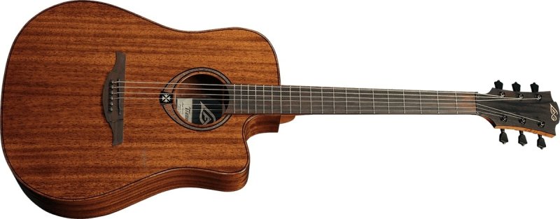 LAG Guitars - Tramontane 98 Dreadnought Acoustic / Electric Guitar, French Satin #T98DCE
