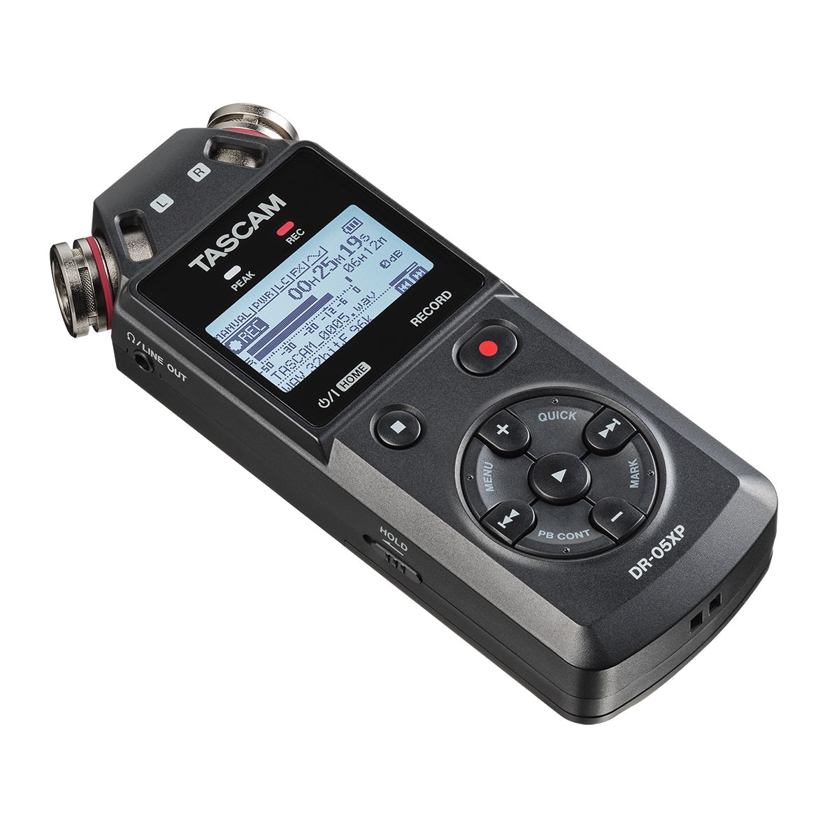 Tascam - DR-05XP 2-Channel 32-Bit Float Portable Handheld Recorder With USB-C Interface
