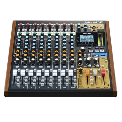Tascam - Model 12 Digital Recording Mixer With Daw Controller & Audio Interface